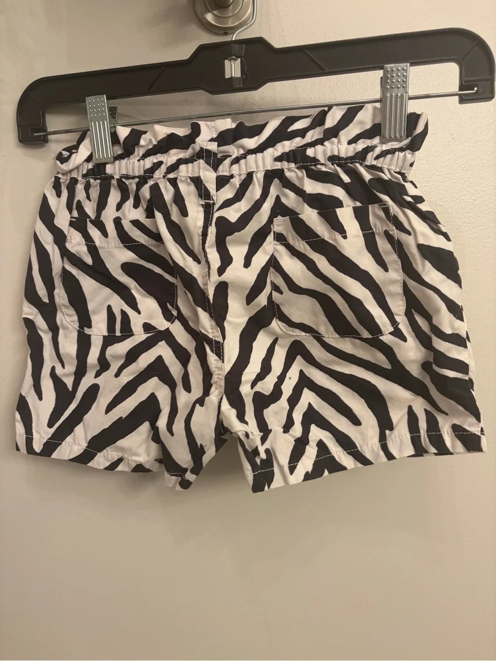 Zebra Print girls Gymboree size  7 Casual Shorts - Black & White